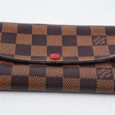 louis vuitton damier ebene emilie wallet|louis vuitton damier ebene backpack.